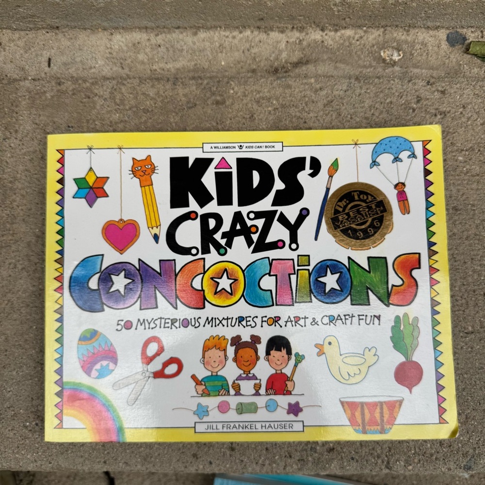 VTG 1990’s Kids' Crazy Concoctions Book‎ Homeschooling Educational Activities